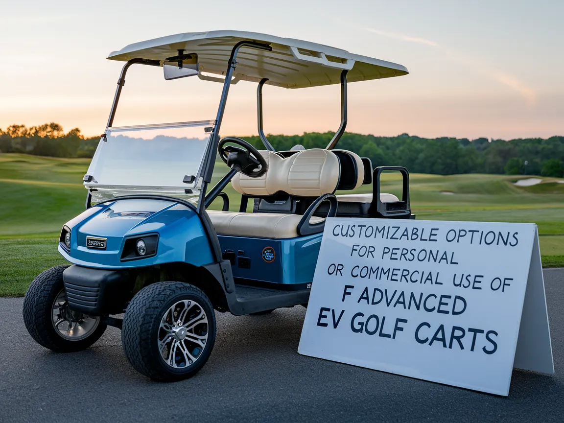 How To Choose The Right Advanced EV Golf Carts For Your Needs 5 Customizable Options for Personal or Commercial Use of Advanced EV Golf Carts