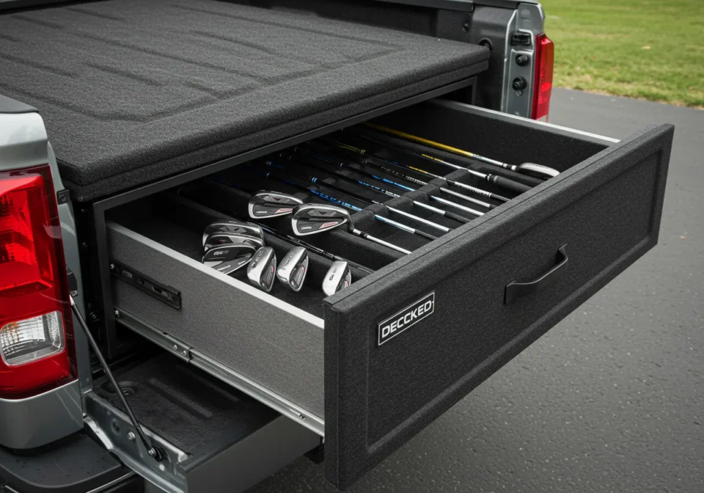 Best Way to Store Golf Clubs in a DECKED Drawer