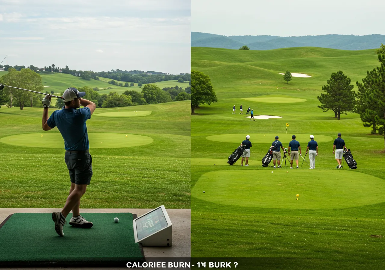 How Many Calories Do You Burn Hitting Golf Balls 1 Calories Burned at the Driving Range vs Playing a Full Round of Golf