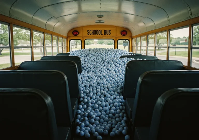 How Many Golf Balls Fit In A School Bus