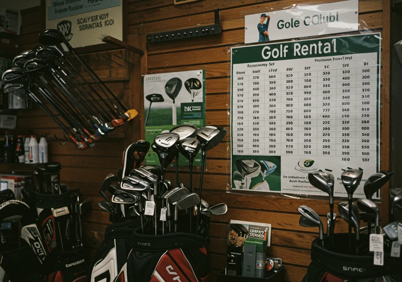 How the Quality and Type of Golf Clubs Affect the Rental Fee