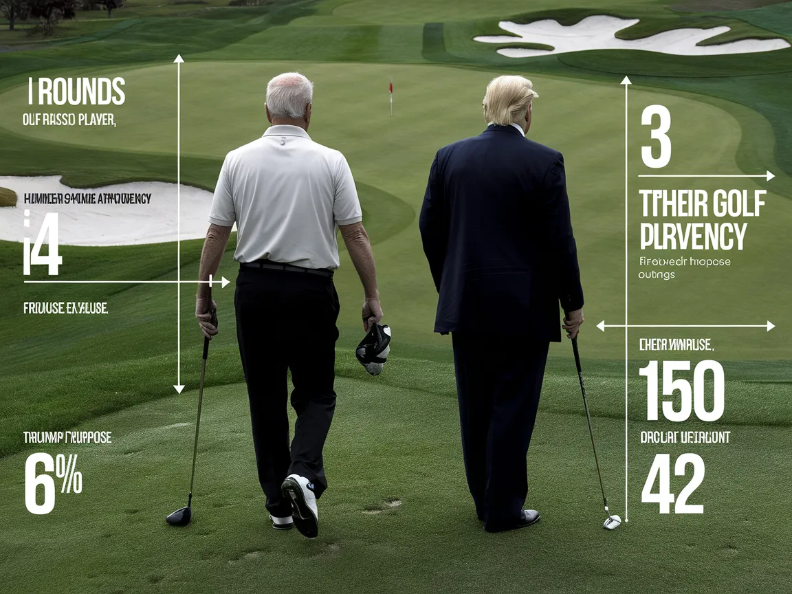 Joe Biden vs. Trump Presidential Golf Habits