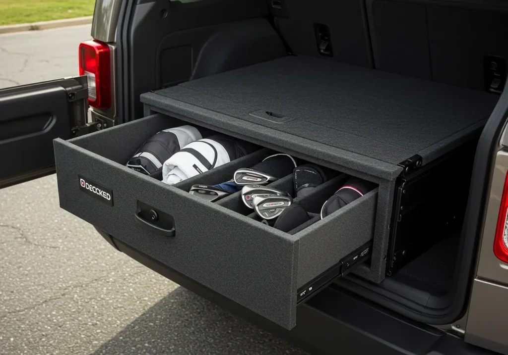 Tips for Packing Golf Clubs in a DECKED Drawer System