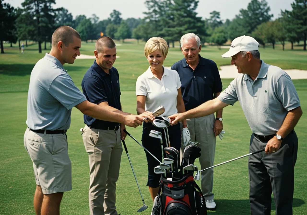 When Is Sharing Golf Clubs Allowed During Casual or Practice Golf