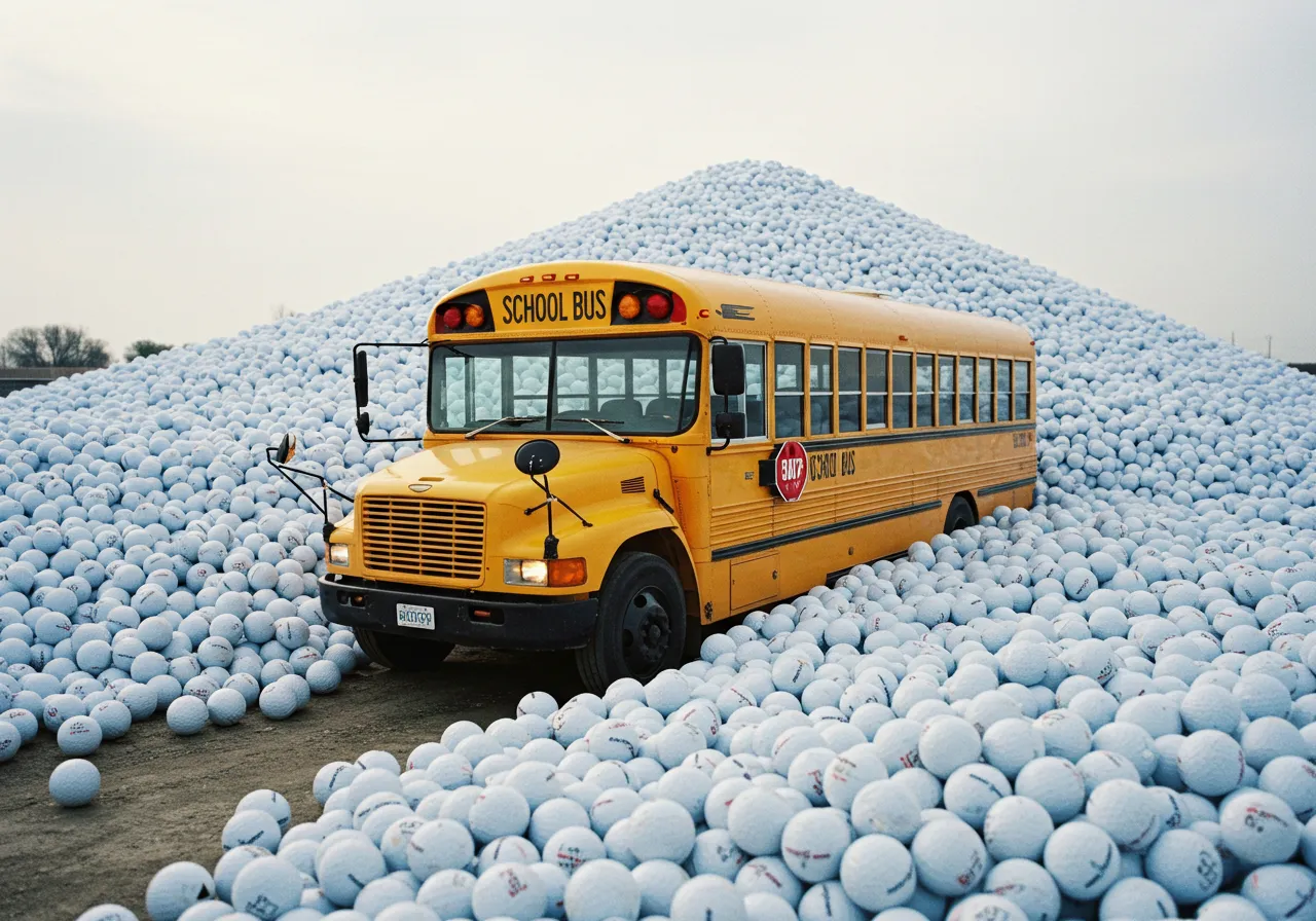 How Many Golf Balls Fit In A School Bus 2 Why We Use Cubic Feet to Measure the Volume of a School Bus and Golf Balls
