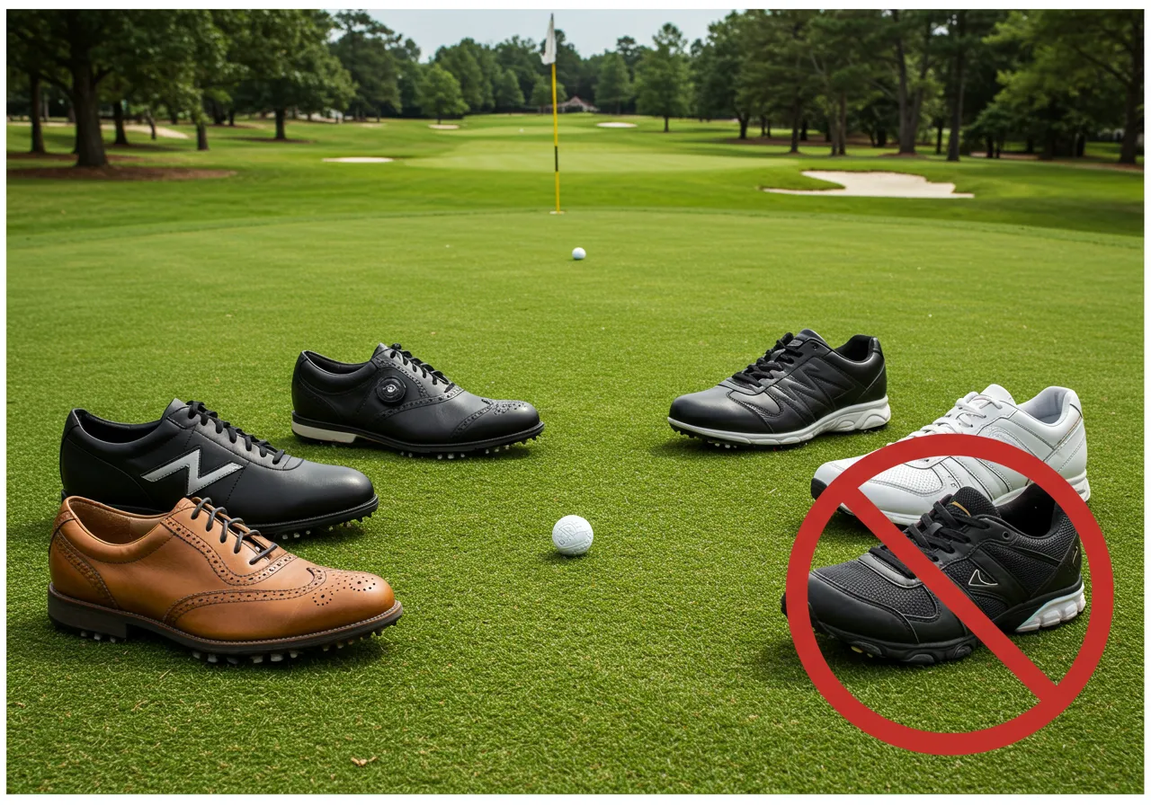 What Shoes Are Allowed and Banned on a Golf Course