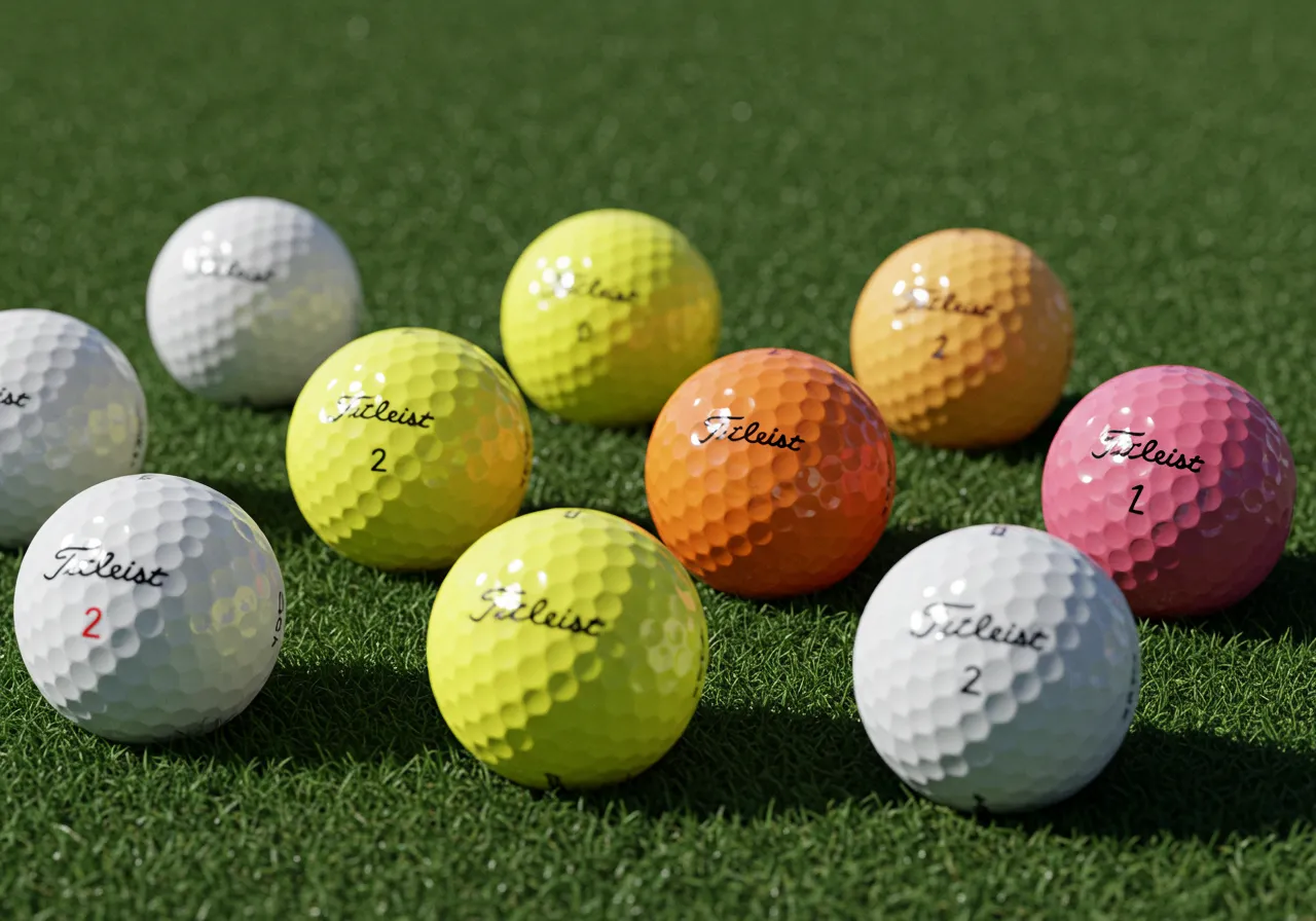 Titleist TruFeel Golf Balls (One Dozen) Soft Feel, Long Distance & Value 4 Color Options That Help You Play Better