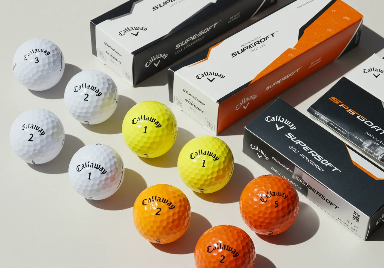 What Are the Color and Packaging Options for Callaway Supersoft Golf Balls