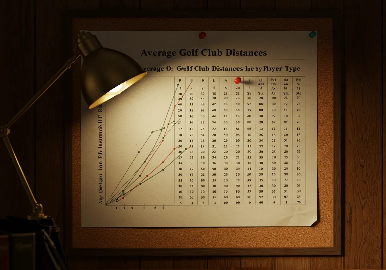 Average Golf Club Distances by Player Type