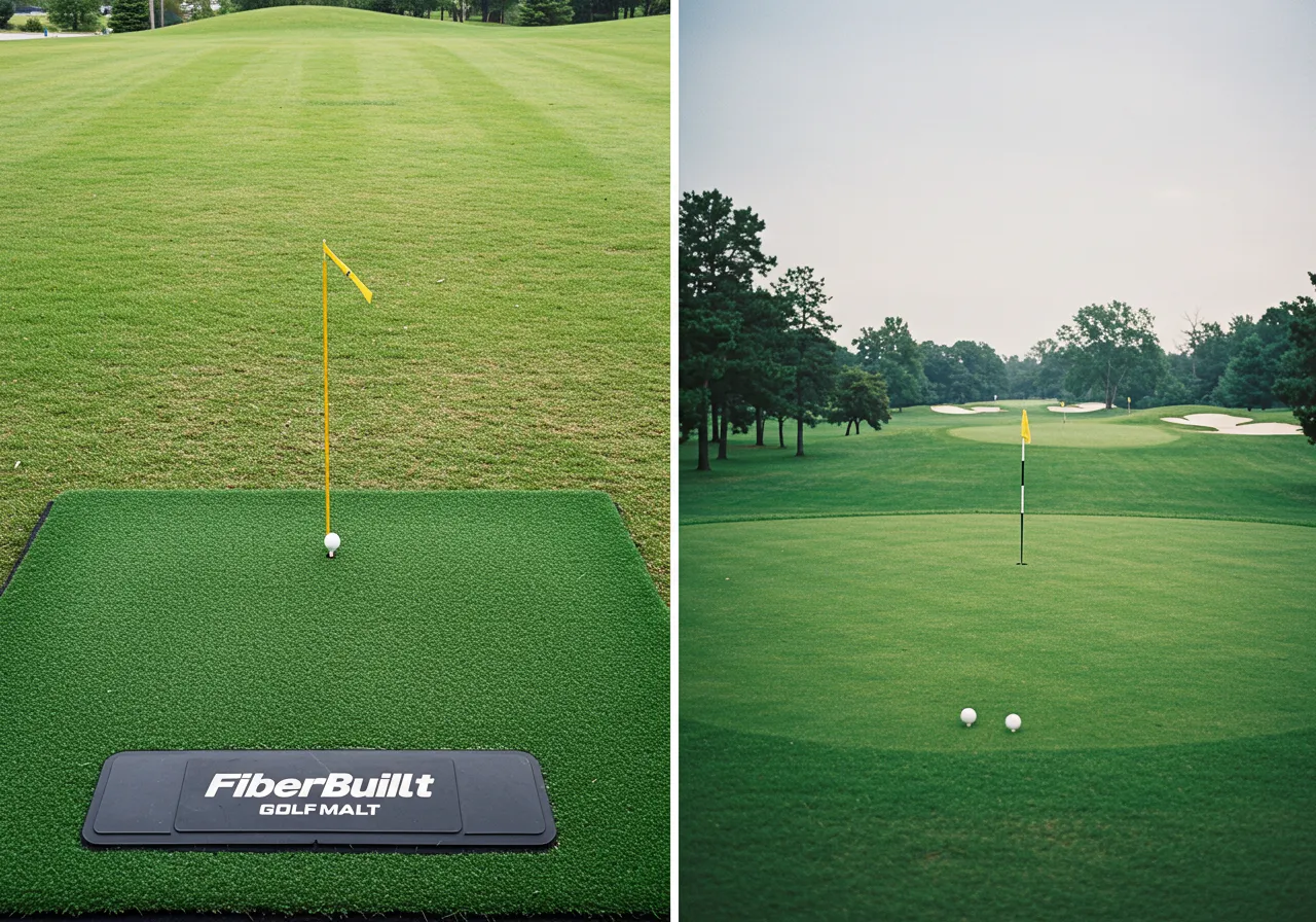 Fiberbuilt Hourglass Golf Mat Review 9 How Does Fiberbuilt Golf Mat Compare to SIGPRO Softy