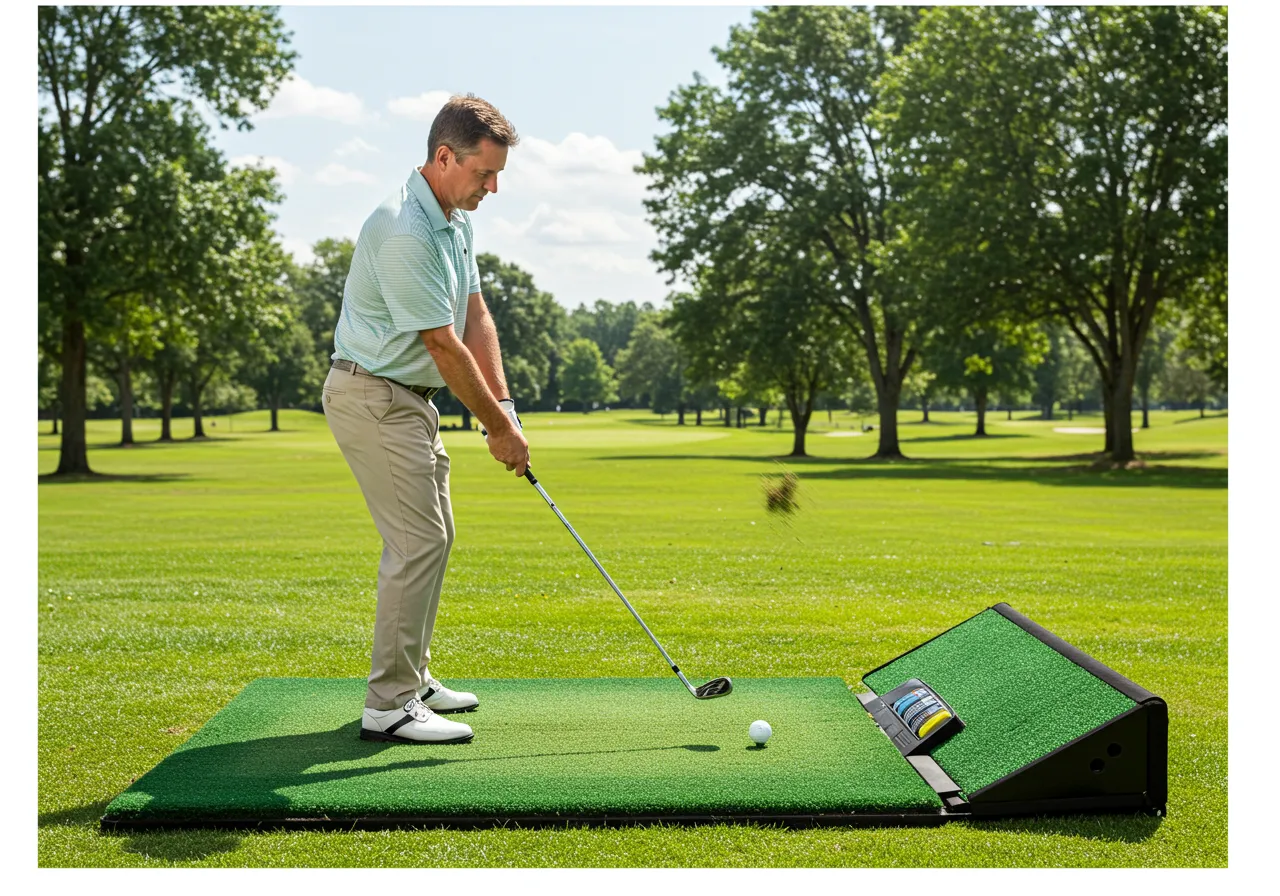 Fiberbuilt Hourglass Golf Mat Review 5 Is Hitting Off a Golf Mat as Good as Hitting Off Real Grass