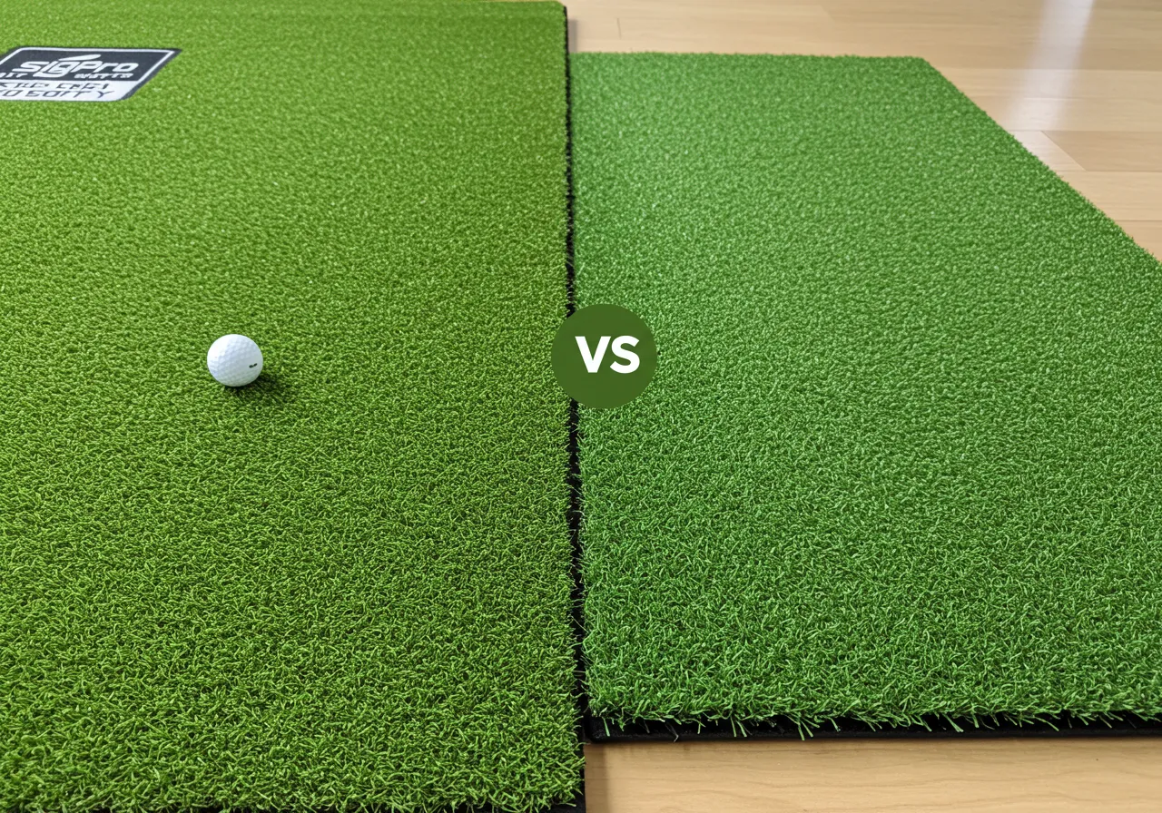 How Good Is the Sigpro Super Softy Golf Mat Really? 6 Sigpro Super Softy vs Fiberbuilt Golf Mat