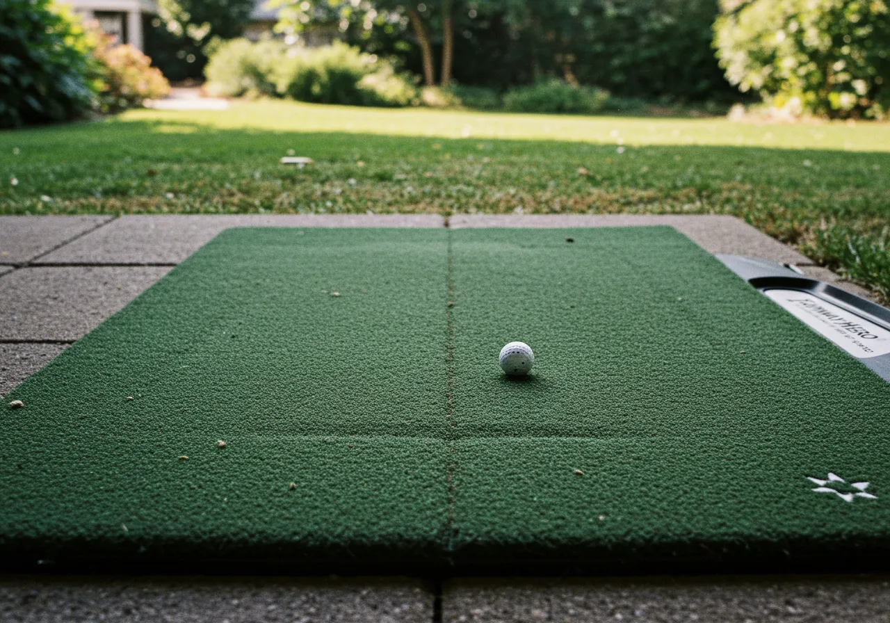 Can a Fairway Hero Practice Golf Mat Replace Real Grass Practice 2 After 1,000 Swings with the Fairway Hero Practice Golf Mat
