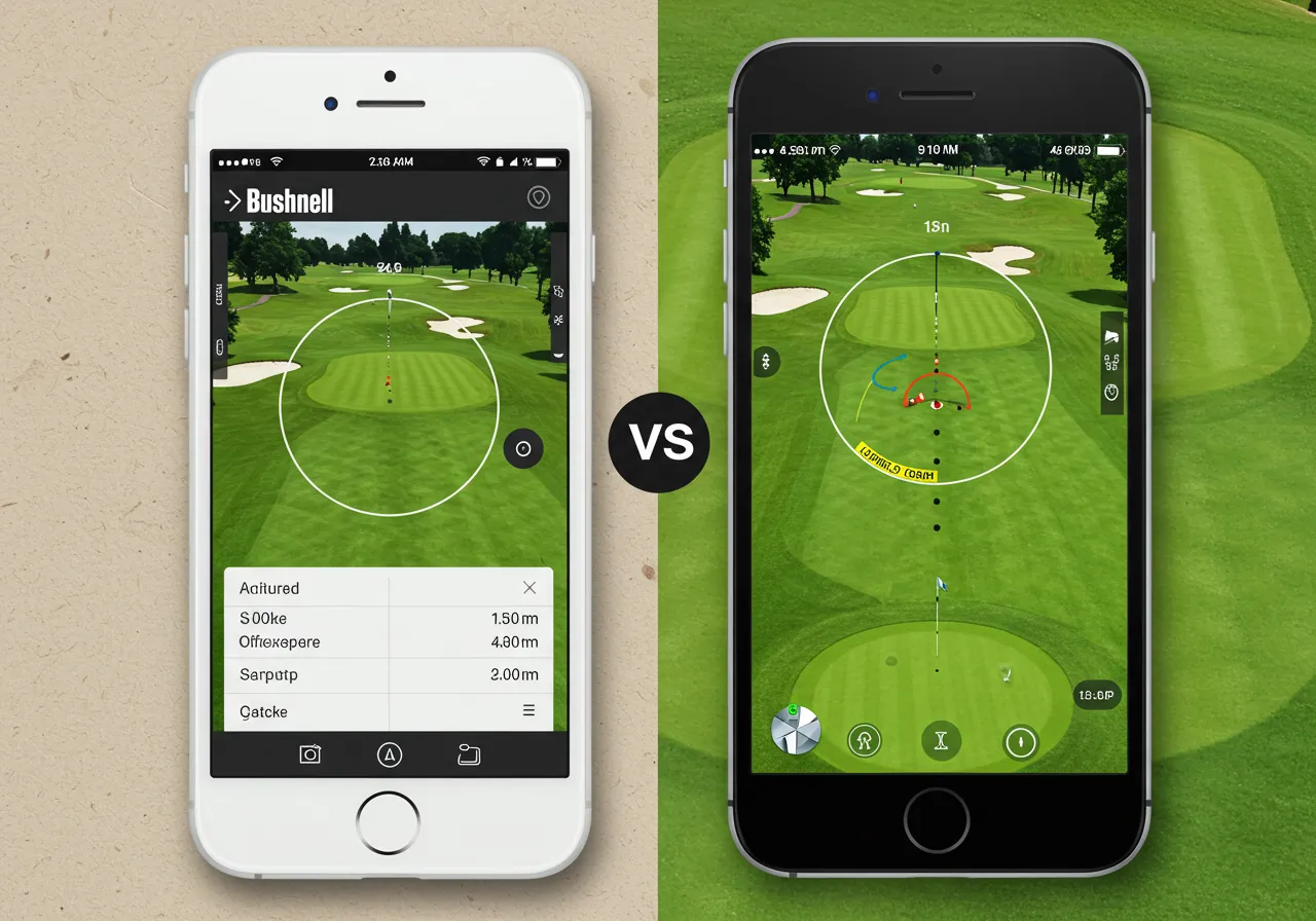 Bushnell Golf App vs. The Competition