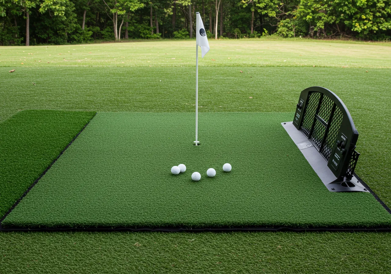 Why Golf Pros Recommend The Wittek 3-Star Eagle Golf Mat 5 Golf Mat Compatibility with Launch Monitors and Club Safety for Long-Term Practice