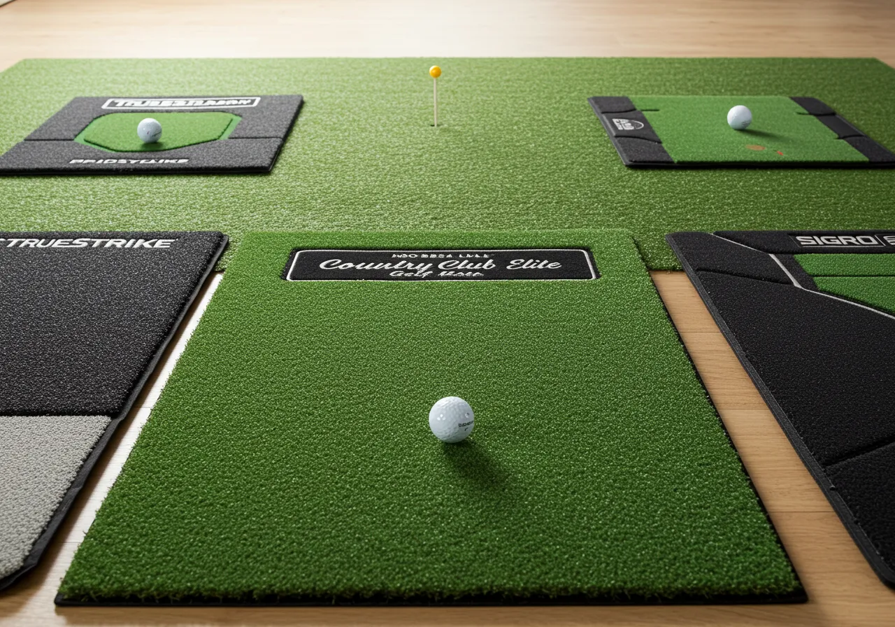 Why The Country Club Elite Real Feel Golf Mat Is A Game Changer For Golfers 7 How Does the Country Club Elite Golf Mat Compare to TrueStrike and SIGPRO Softy