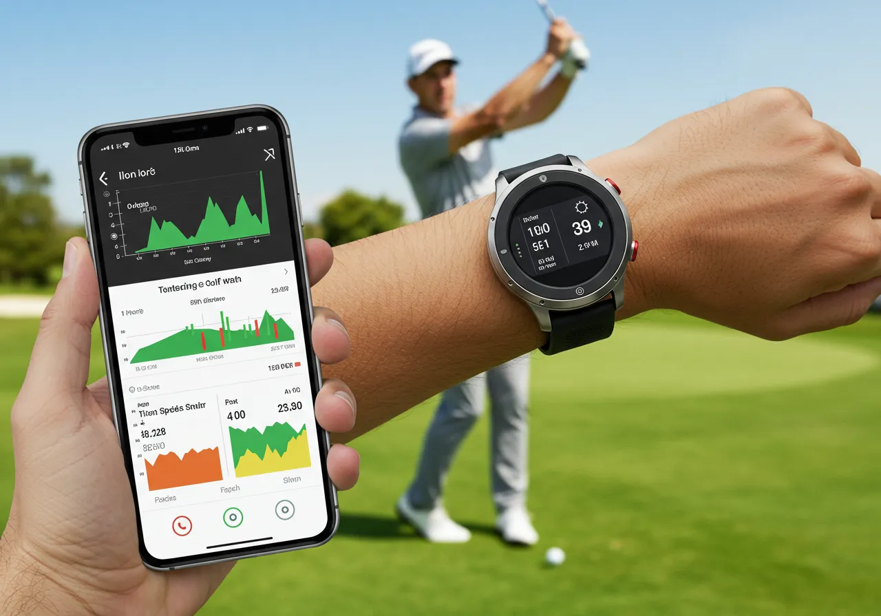 How the Ion Edge Golf Watch Works with the App