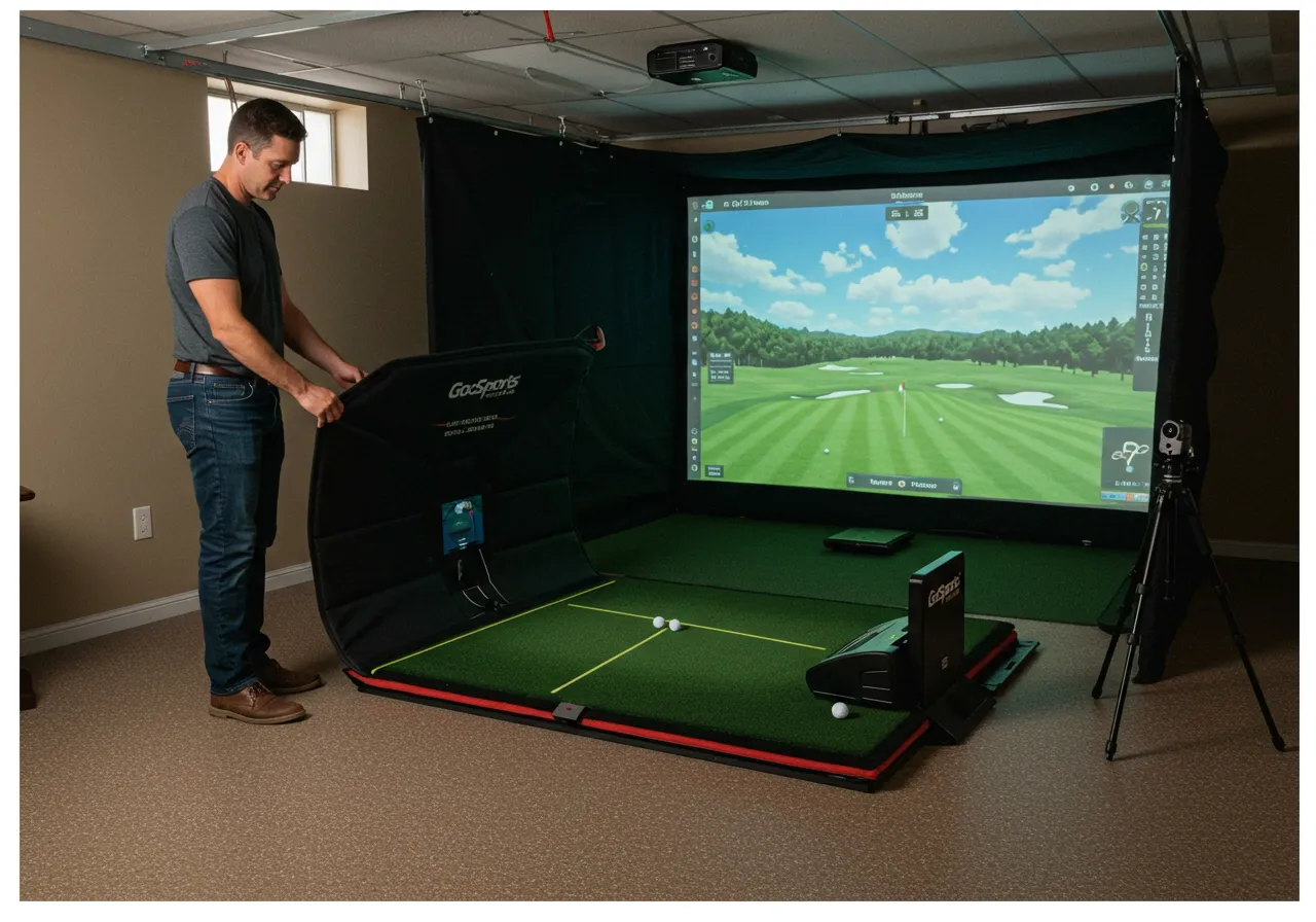 What Makes GoSports Golf Hitting Mat So Popular 7 Setting Up Your Golf Simulator with the GoSports Hitting Mat for Accurate Readings