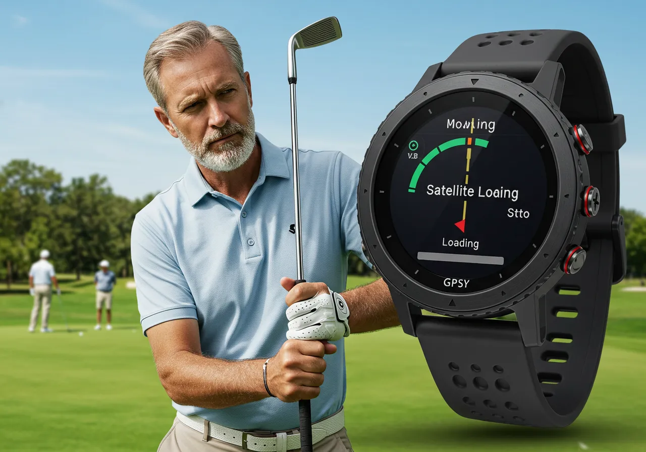 What Causes the GPSy Watch’s Slow Satellite Lock and Course Loading On Golf