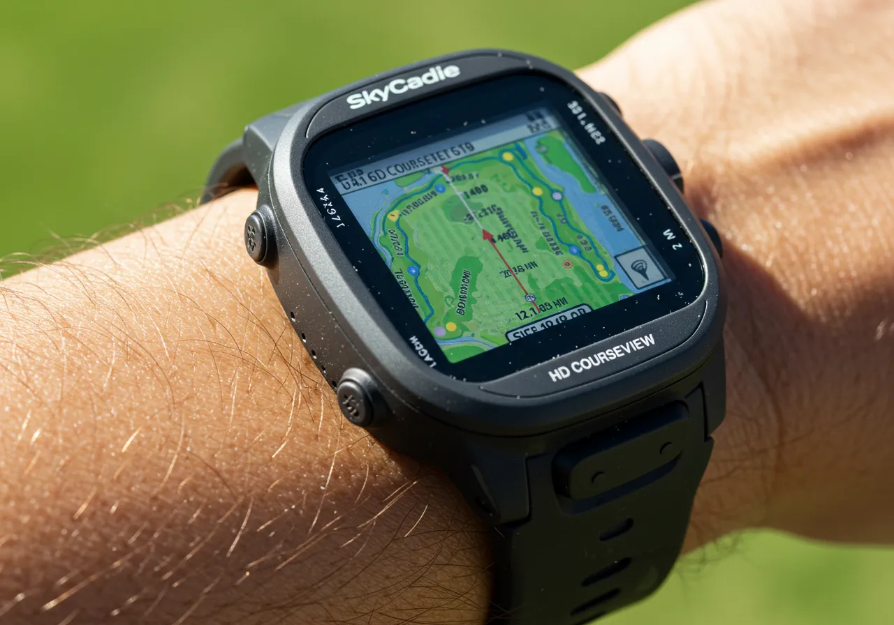 What Does the SkyCaddie LX5 HD CourseView Watch Look and Feel Like on the Wrist